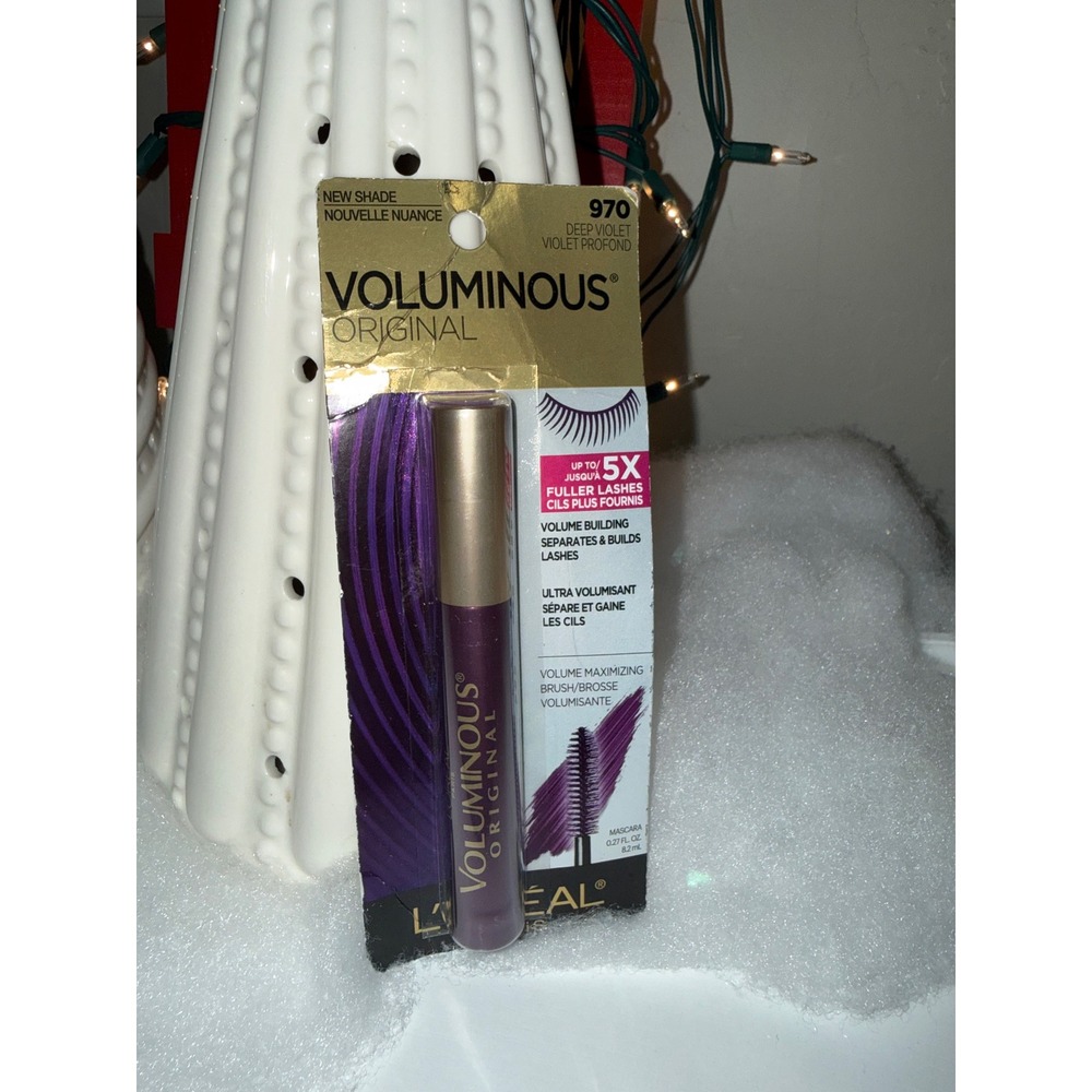LOréal Voluminous Original Mascara Deep Violet 970 Volume Maximizing 0.27 fl oz